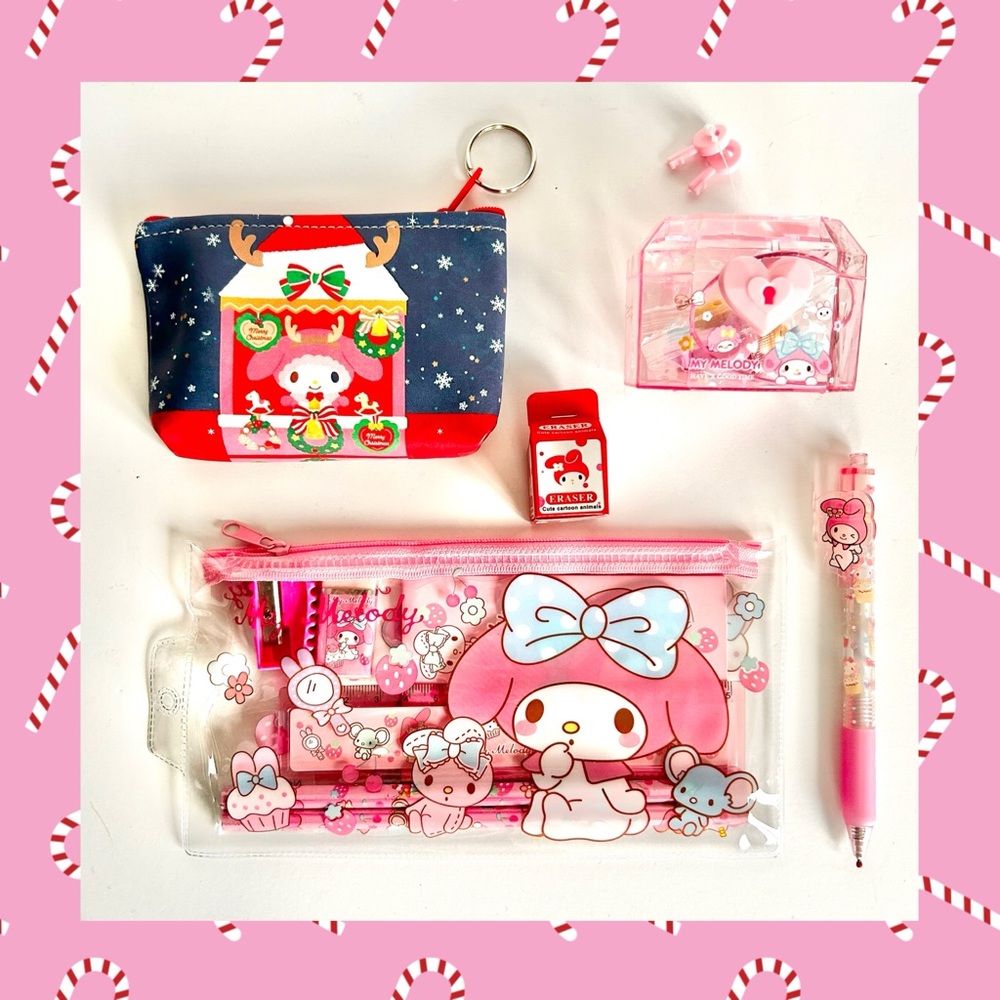 💝My Melody Adorable Christmas Stocking Stuffer 5-Piece Mini Bundle - Picture 7 of 7